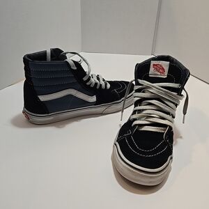 Vans Sk8-Hi  High-Top Sneakers - Blue and Black